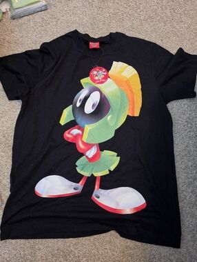 Looney Tune/Shoe Palace Collaboration Marvin the Martian t Shirt size xl nwt